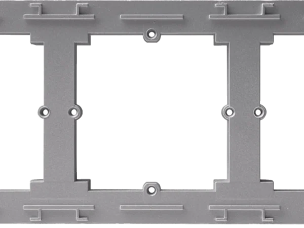 Hager Adapter N/Ž 3-struki Lumina Intense, srebrni