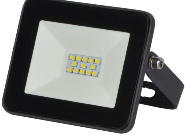 E-light LED reflektor 10W 6400K - crni