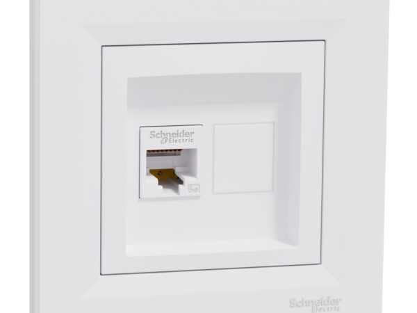 Schneider Electric Asfora Podatkovna utičnica RJ45 kat.5e UTP, bijela