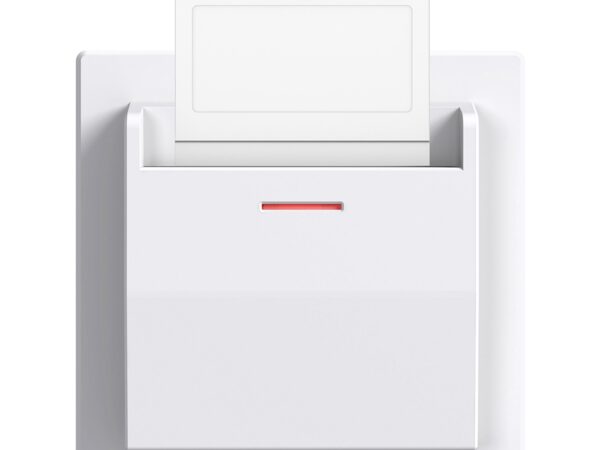 Schneider Electric Asfora sklopka za hotelsku karticu, bijela