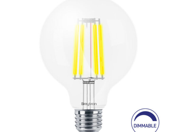 Braytron ADVANCE LED sijalica dimabilna, 3000K, 8W E27 G95