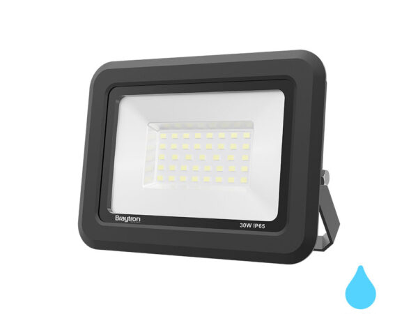 Braytron LED reflektor 30W 6500K IP65 crni