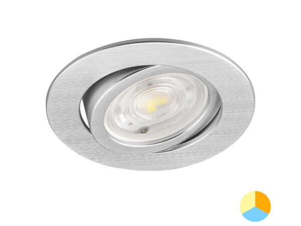 Braytron Okrugla siva LED svjetiljka 7W
