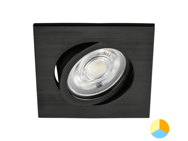 Braytron Crna LED nadgradna svjetiljka 7W