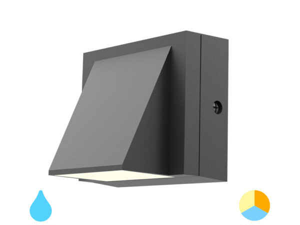 Braytron Vekta LED zidna svjetiljka 1x7W, crna