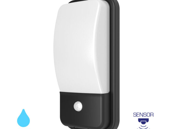 Braytron LED spoljašnja zidna svjetiljka sa senzorom, 20W, 3000K